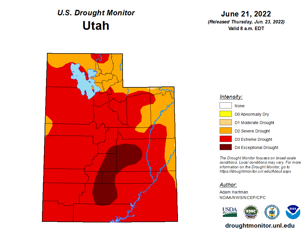 Current Drought Conditions in Utah