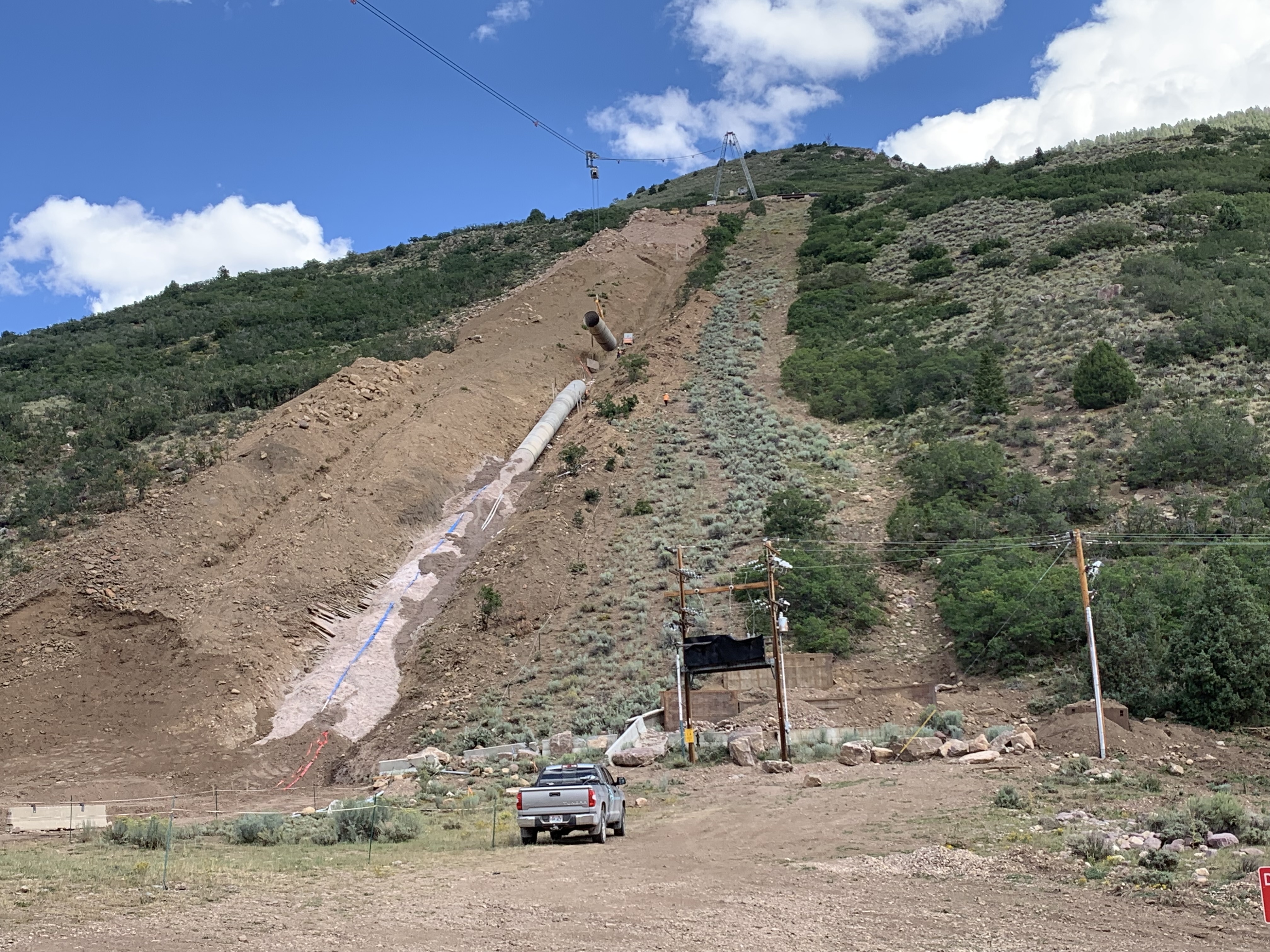 Incline Piping at North Fork Siphon